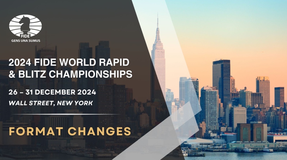 2024 fide world rapid blitz championship format changes 