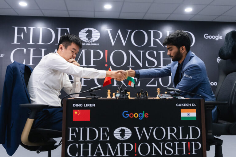 6th game of the FIDE World Championship match ended in draw after 46 moves