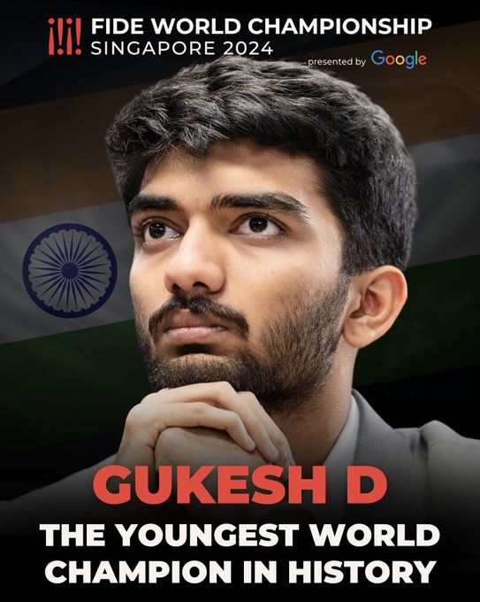 gukesh d india world chess champion 2024